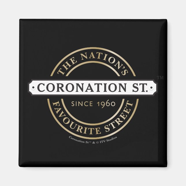 Coronation Street - Logo-Magnet Magnet (Vorne)