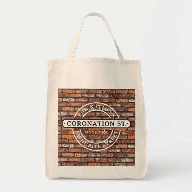 Coronation Street - Logos-Lebensmittelgeschäft - T Tragetasche (Vorne)