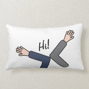 Coronavirus Elbow Handshake Lendenkissen