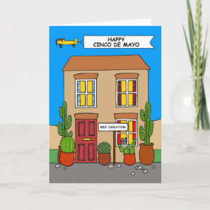 Coronavirus, Happy Cinco de Mayo, Selbstisoalting. Karte