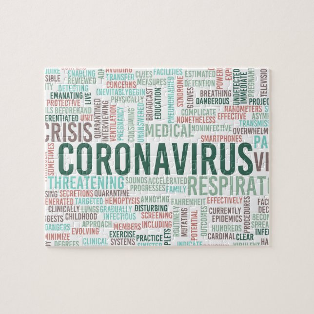Coronavirus-Hintergrund Gesundheitsprobleme (Horizontal)