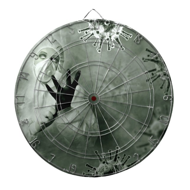 Coronavirus Nurse Dartscheibe (vorne)