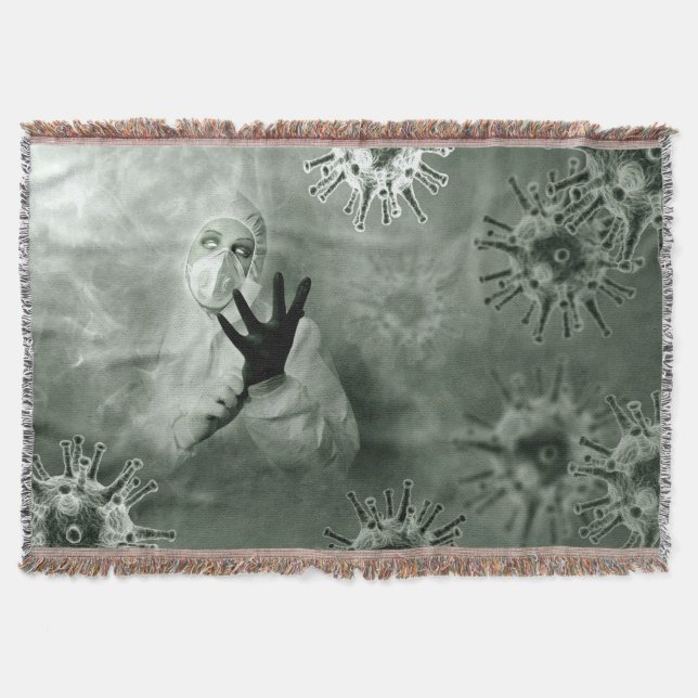 Coronavirus Nurse Decke (Vorderseite)