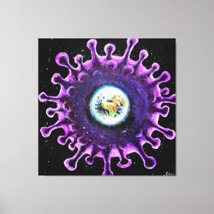 Coronavirus-Pandemie Leinwanddruck