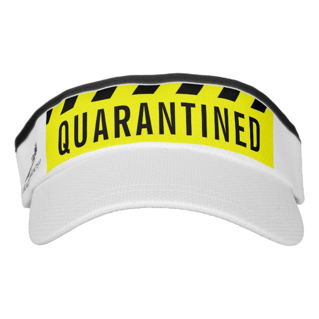 Coronavirus Selbstisolierung Quarantäne Visor (Vorderseite)