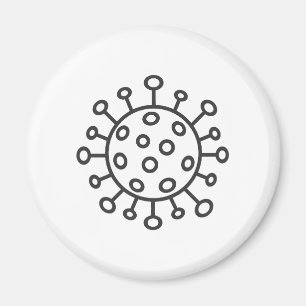 Coronavirus-Symbolmagnet Magnet