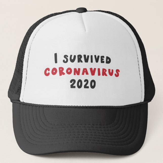 Coronavirus Trucker Hat Truckerkappe (Vorderseite)