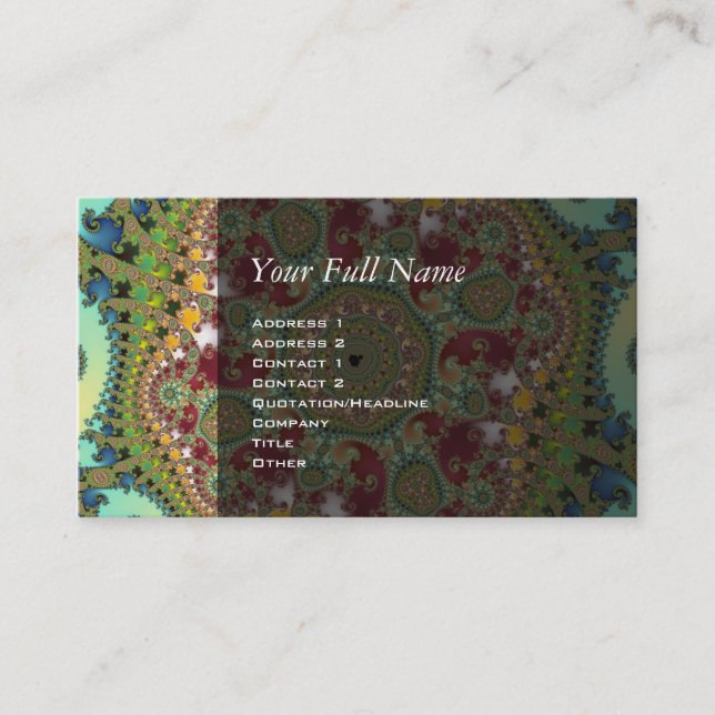 Coronel - Fraktal Visitenkarte (Vorderseite)