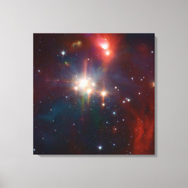 Coronet Infrarot-Sterncluster NASA Leinwanddruck