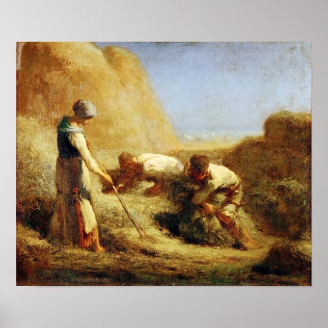 Corot - Die Haymakers 1850 Poster (Vorne)