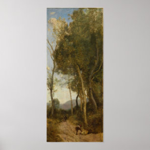 Corot - Die vier Tageszeiten (Mittag) Poster