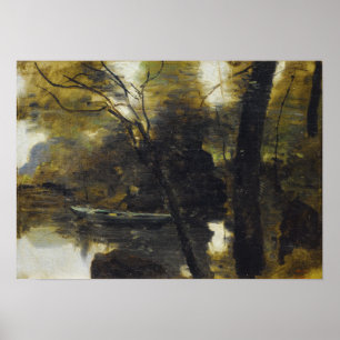 Corot - Lärm-Le-Grand Barock am Wasser Poster