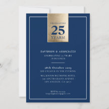 CORPORATE ANNIVERSARY stilvolles Business Marine G