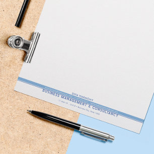 Corporate, Beruflich Blue Letterhead Briefbogen