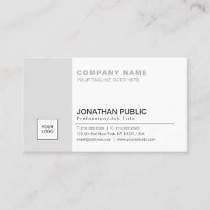 Corporate Beruflich Elegantes Logo Moderne Visitenkarte