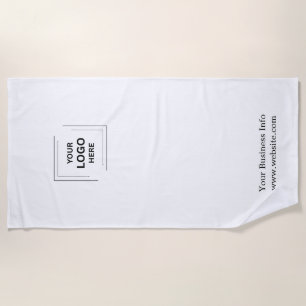 Corporate Branding   Minimalistisches Firmenlogo Strandtuch