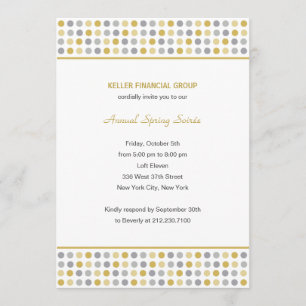 Corporate/Business-Party Einladung von Dot Pattern