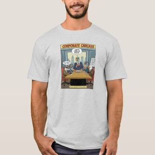 Corporate Carcass Büro Humor Comic T-Shirt