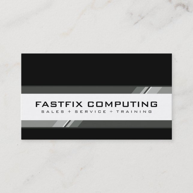 CORPORATE CARD Moderne High-Tech-Ausrüstung Visitenkarte (Vorderseite)