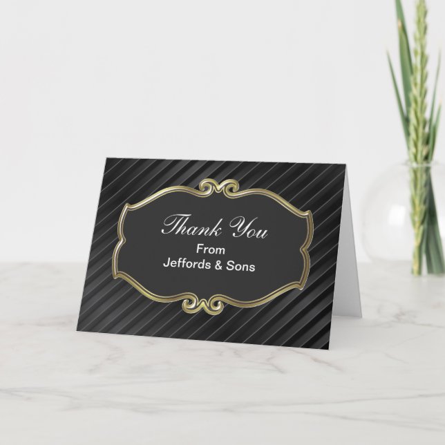 Corporate Danke, Cards Dankeskarte (Vorderseite)