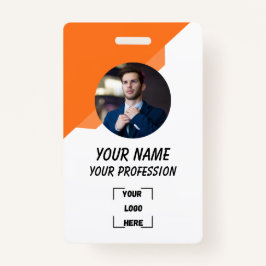 Corporate Employee ID Badge Template Ausweis