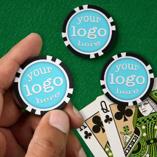 Corporate-Event für Logos von Clubfirmen erstellen Pokerchips