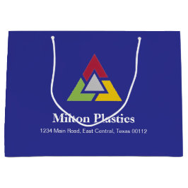 Corporate Gift Bag with Company Logo Große Geschenktüte