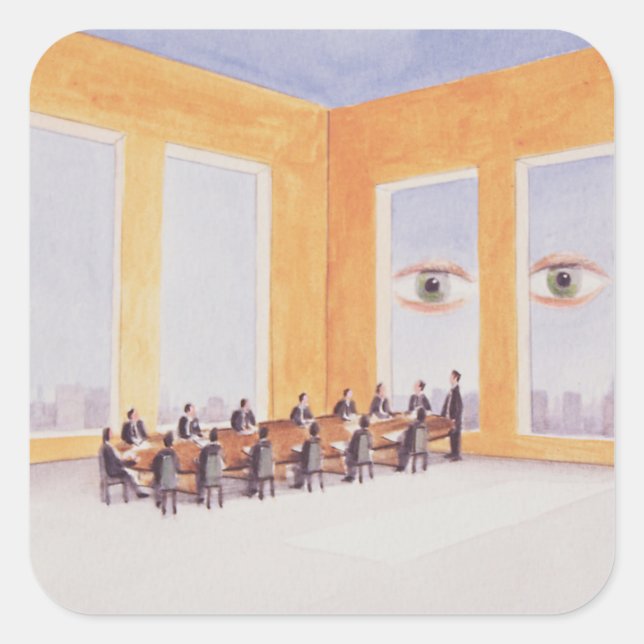 Corporate Governance 2003 Quadratischer Aufkleber (Vorderseite)