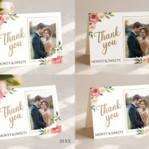 Corporate, Hochzeit & Beerdigung Danke, Kartendesi Dankeskarte