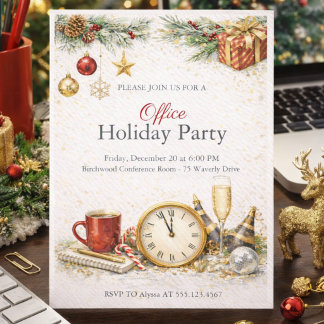 Corporate Holiday Celebration Invitation