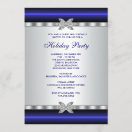 Corporate Holiday Party Einladungen Blue Event