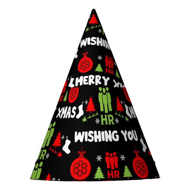 Corporate HR Weihnachtsgeschenke Partyhütchen (Vorderseite)