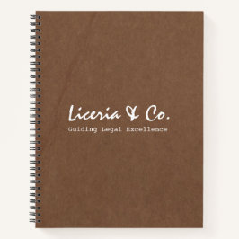 Corporate Law Firm Design Notizbuch