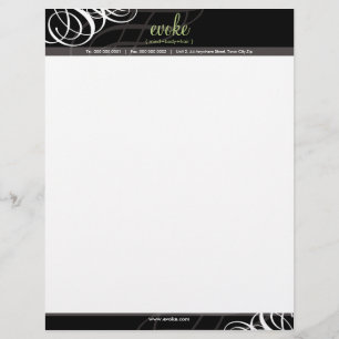 CORPORATE LETTERHEAD: Designervogue 17 Briefbogen