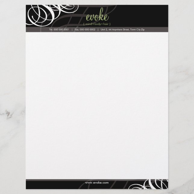 CORPORATE LETTERHEAD: Designervogue 17 Briefbogen (Vorderseite)
