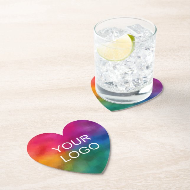 Corporate-Logo-Vorlage für Unternehmen Untersetzer (Vor Ort)