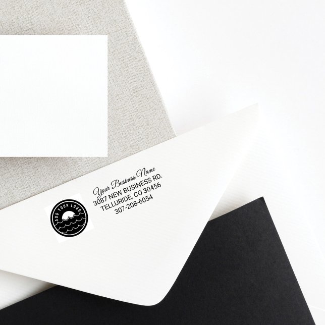 Corporate-Rücksendeadresse für kundenspezifische F Permastempel (Von Creator hochgeladen)