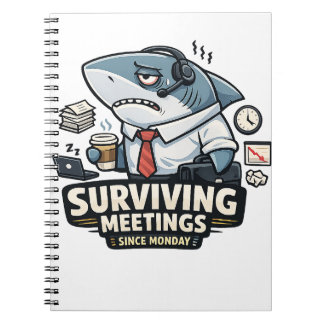 Corporate Shark Notizbuch | Überlebende Meetings S Notizblock