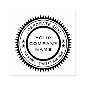 Corporate Siegel mit Firmenname Permastempel