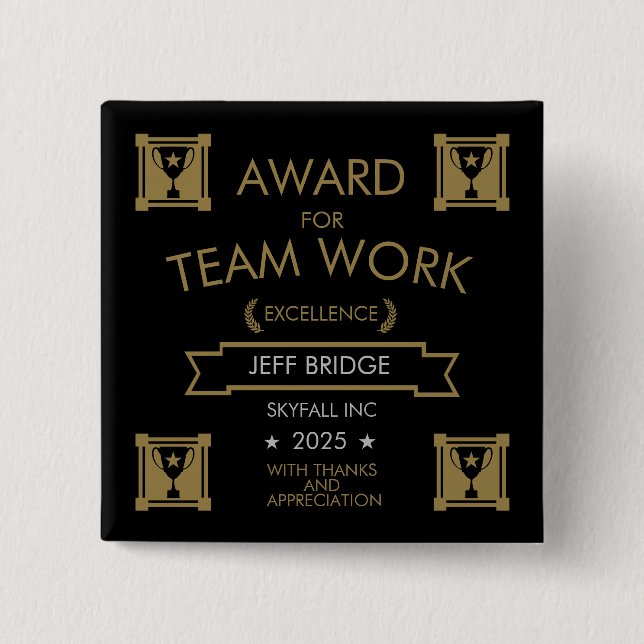 Corporate Staff Award Button (Vorderseite)