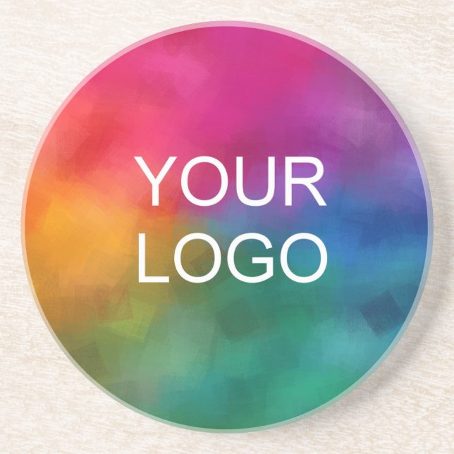 Corporate-Vorlage für Firmenlogo Getränkeuntersetzer (Vorne)