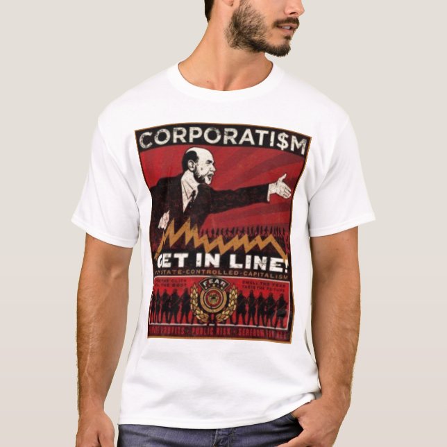 Corporati$m T-Shirt (Vorderseite)