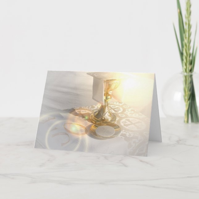 Corps de carte de voeux du Christ (Devant)