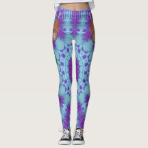 Corps de guerre pourpre Caractère force Leggings