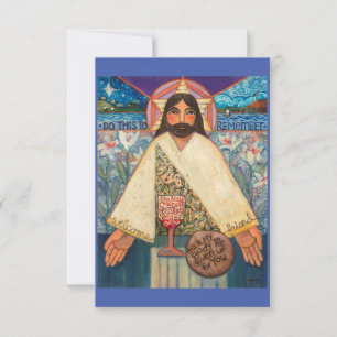Corps et Sang, carte de prière eucharistique