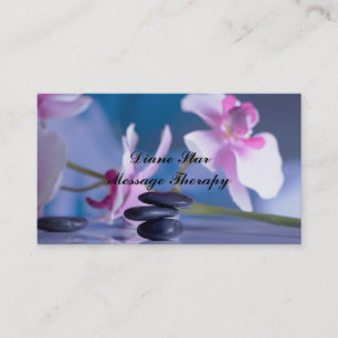 corps par le carte de visite de massage