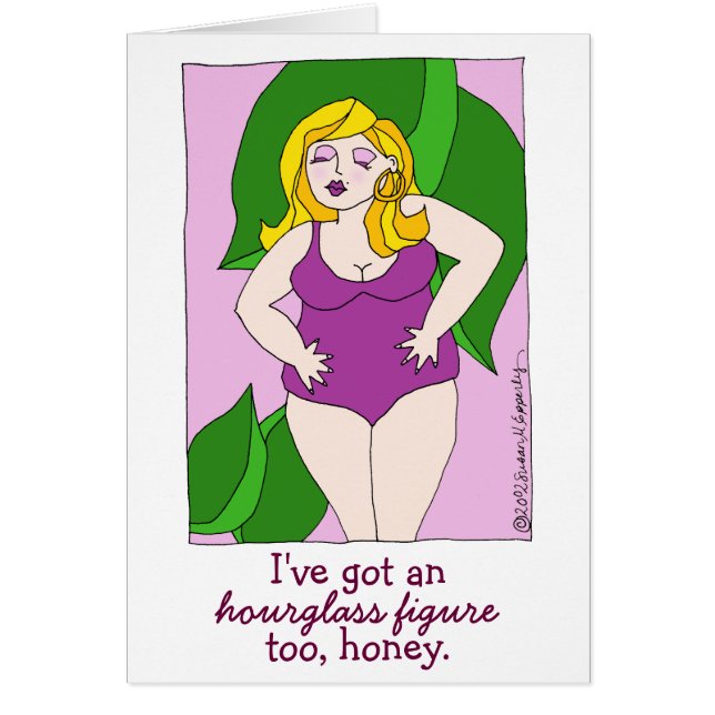 Corps positif BBW Big Beautiful Woman Cartoon Girl (Devant)
