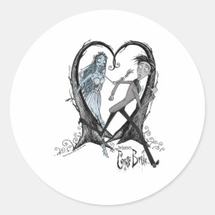Corpse Bride Runaway Groom _1 Runder Aufkleber