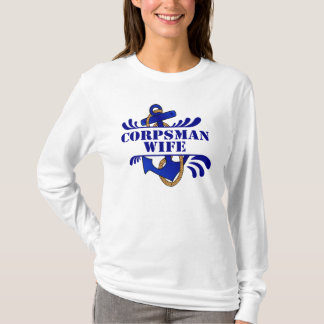Corpsman-Ehefrau, Anker weg! T-Shirt