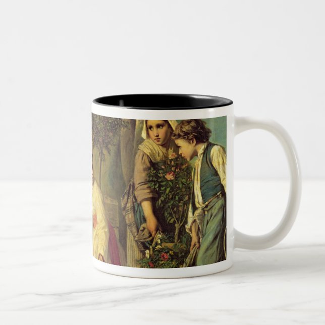 Corpus Christi, 1855 Zweifarbige Tasse (Rechts)